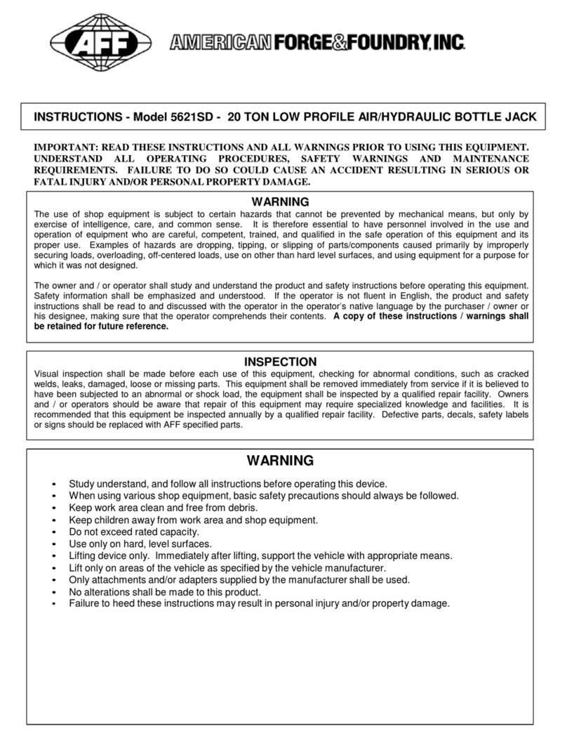 AFF 5621SD instructions