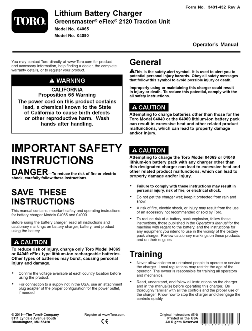 Toro 04065 User manual Toro 04065 User manual