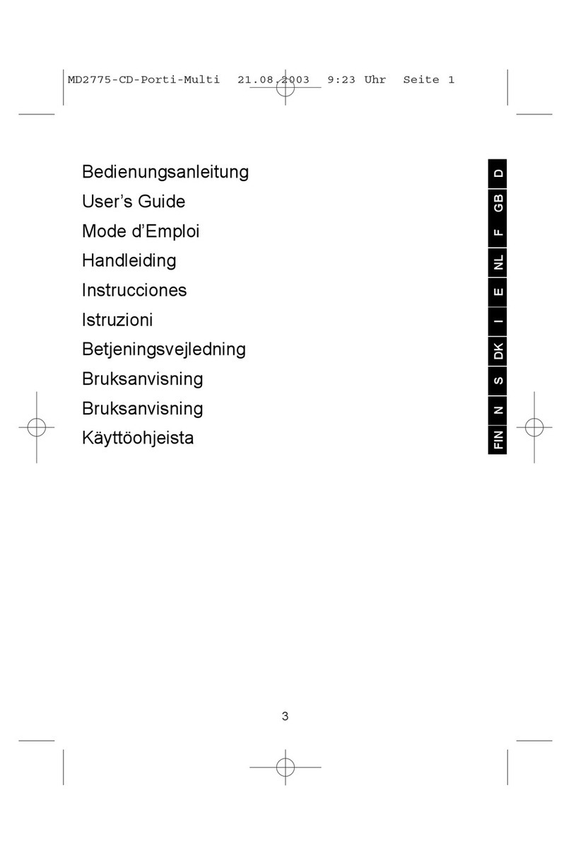 Medion MD2775 user guide