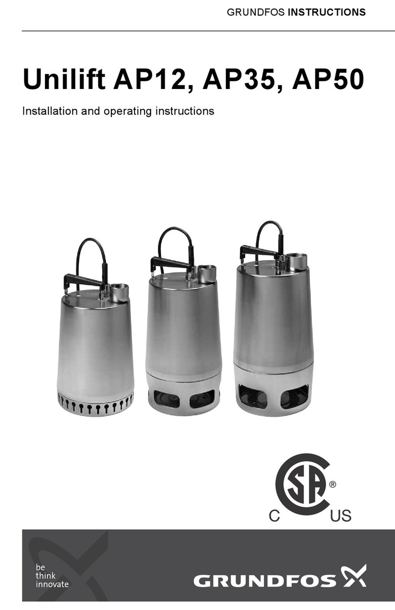 Grundfos Unilift AP12 User manual