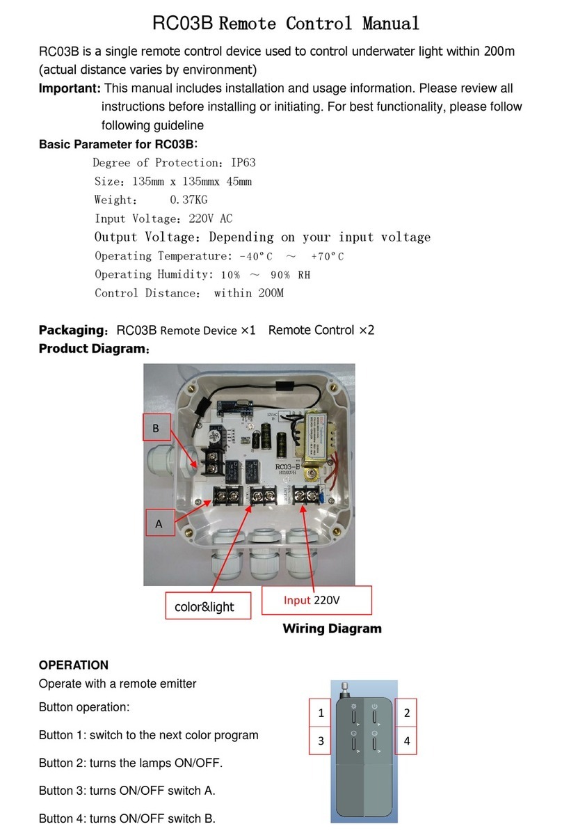 hentech RC03B manual