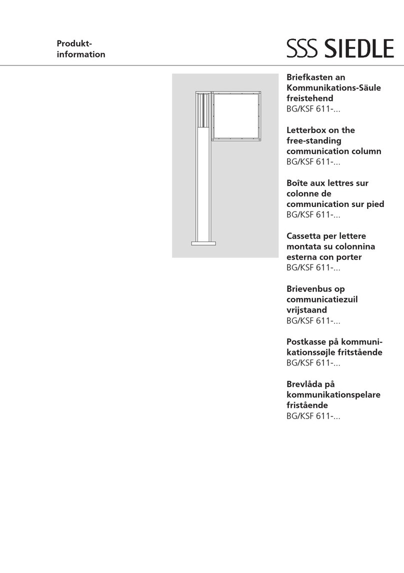 SSS Siedle BG 611 Series User manual