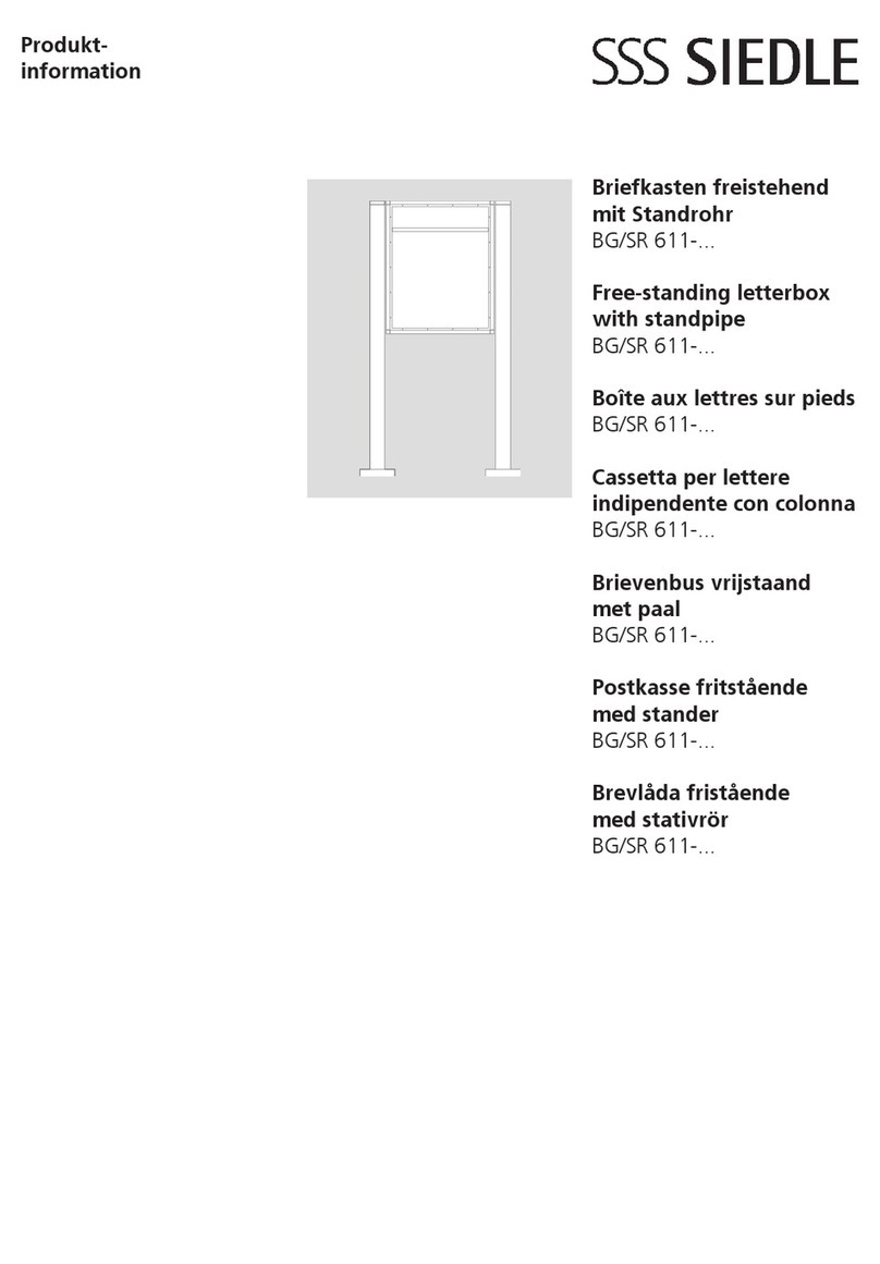 SSS Siedle BG 611 Series User manual