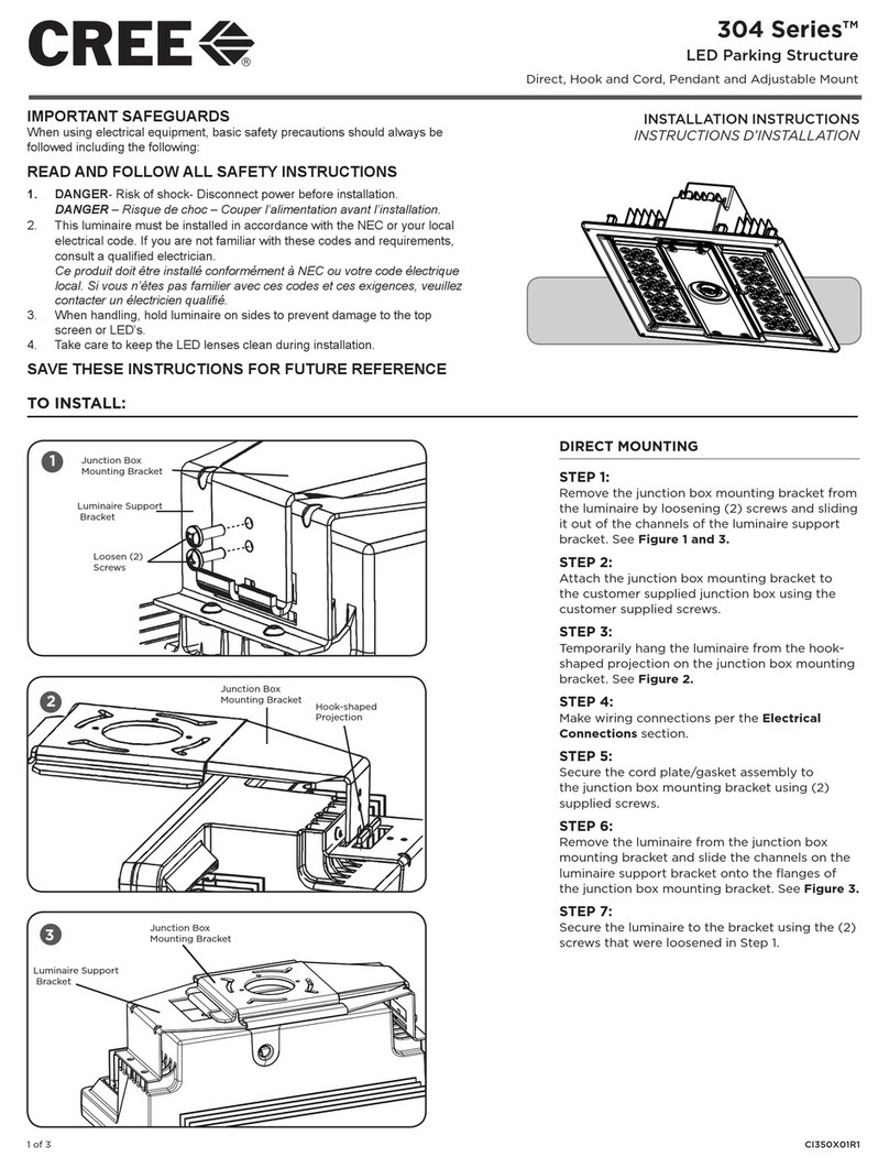 Cree 304 Series User manual
