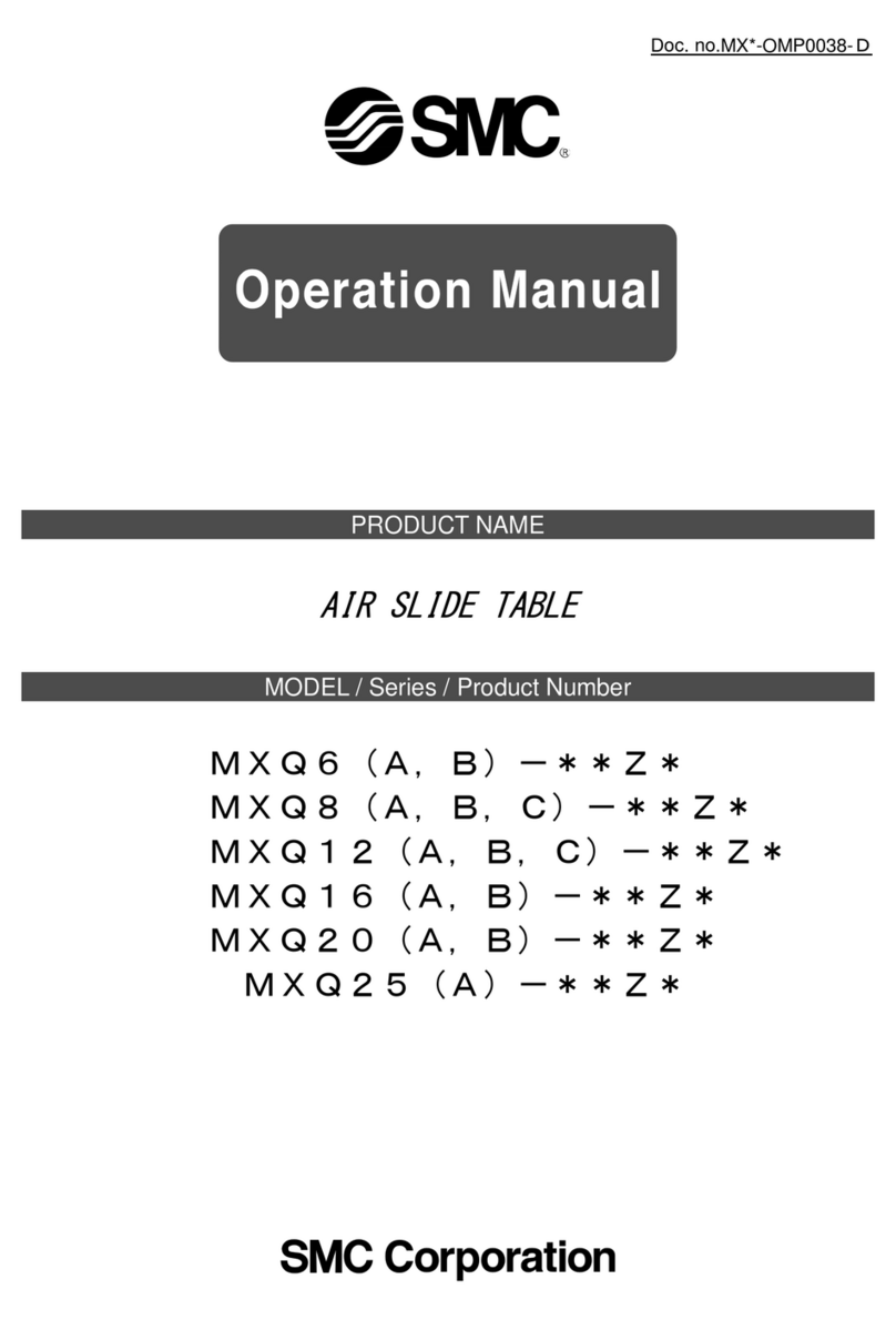 SMC Networks MXQ6 Series Operation manual