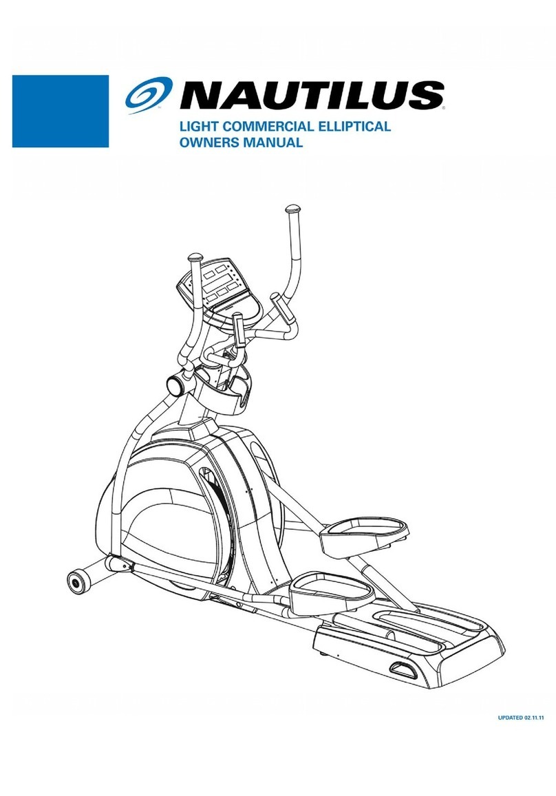 Nautilus E7000 User manual