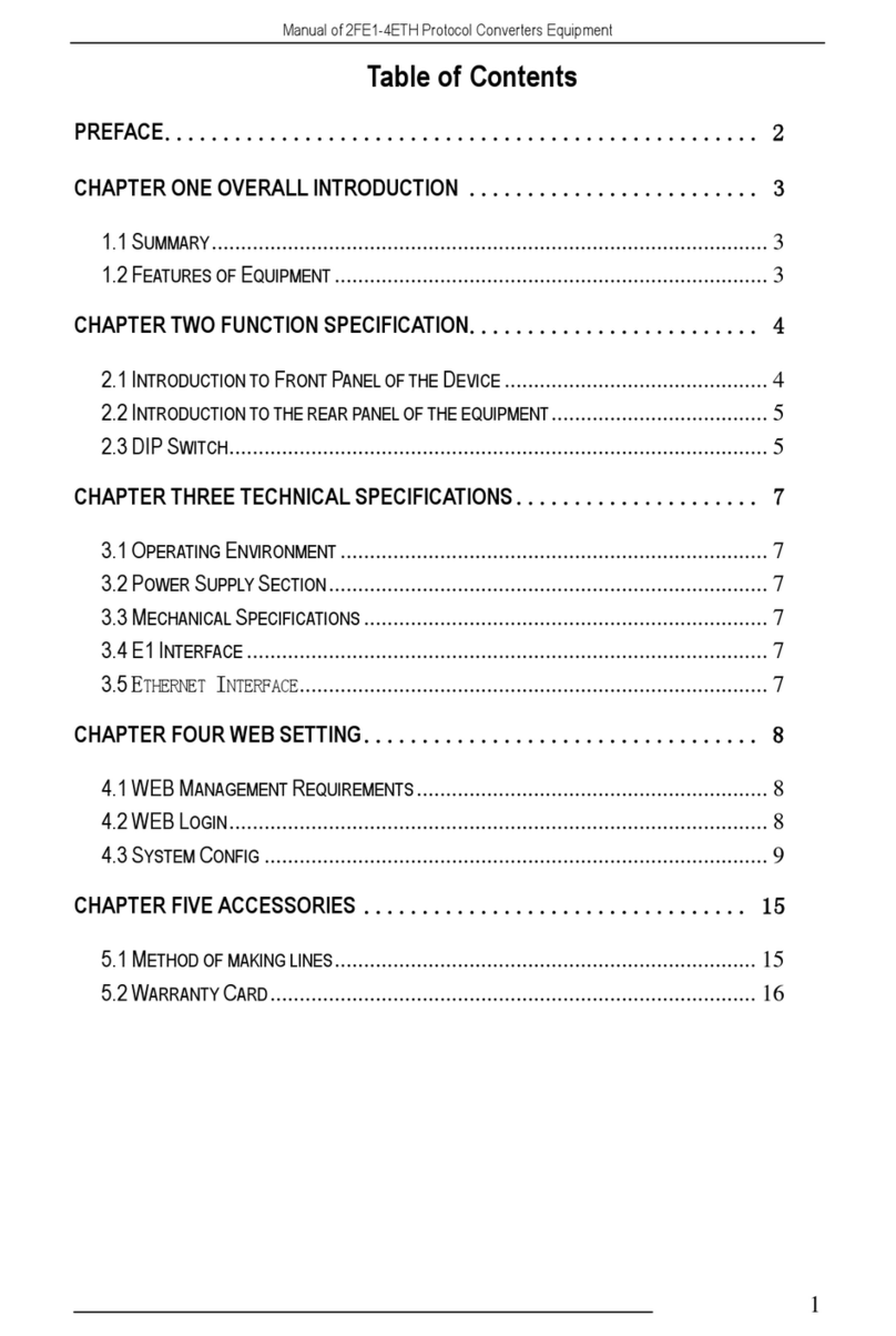 Lead 2FE1-4ETH Series manual