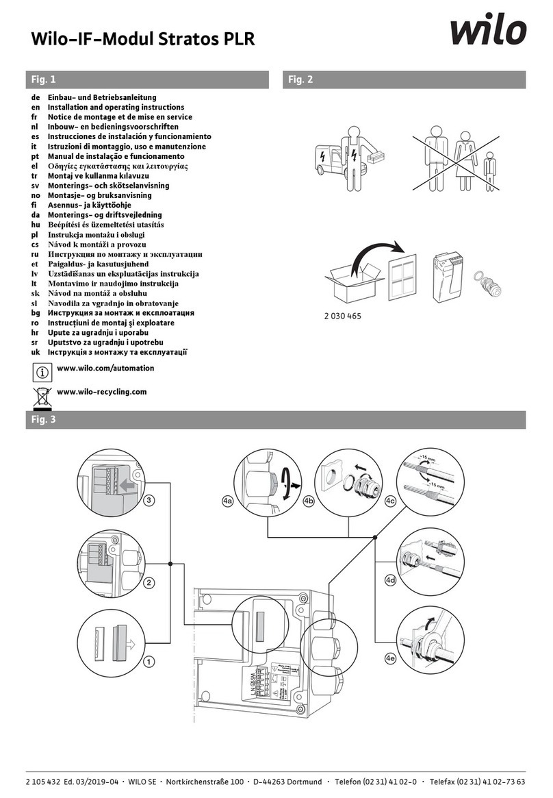 Wilo Stratos PLR User manual