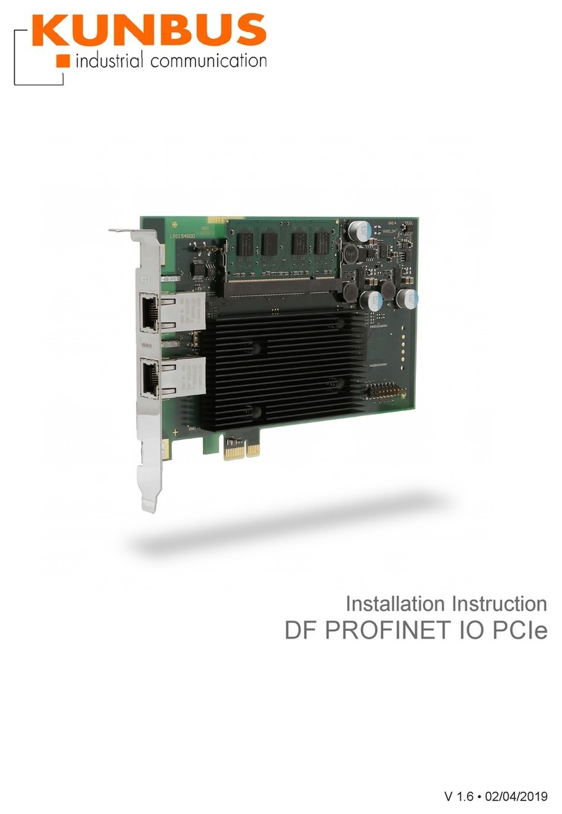 Kunbus DF PROFINET IO PCI User manual