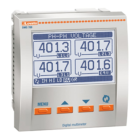 Lovato DMG210 User manual