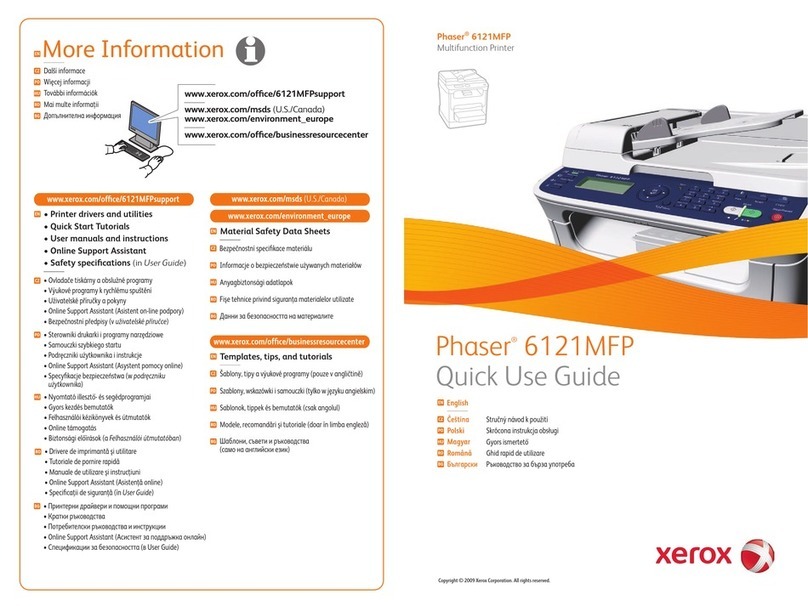 Xerox PHASER 6121MFP Operating manual