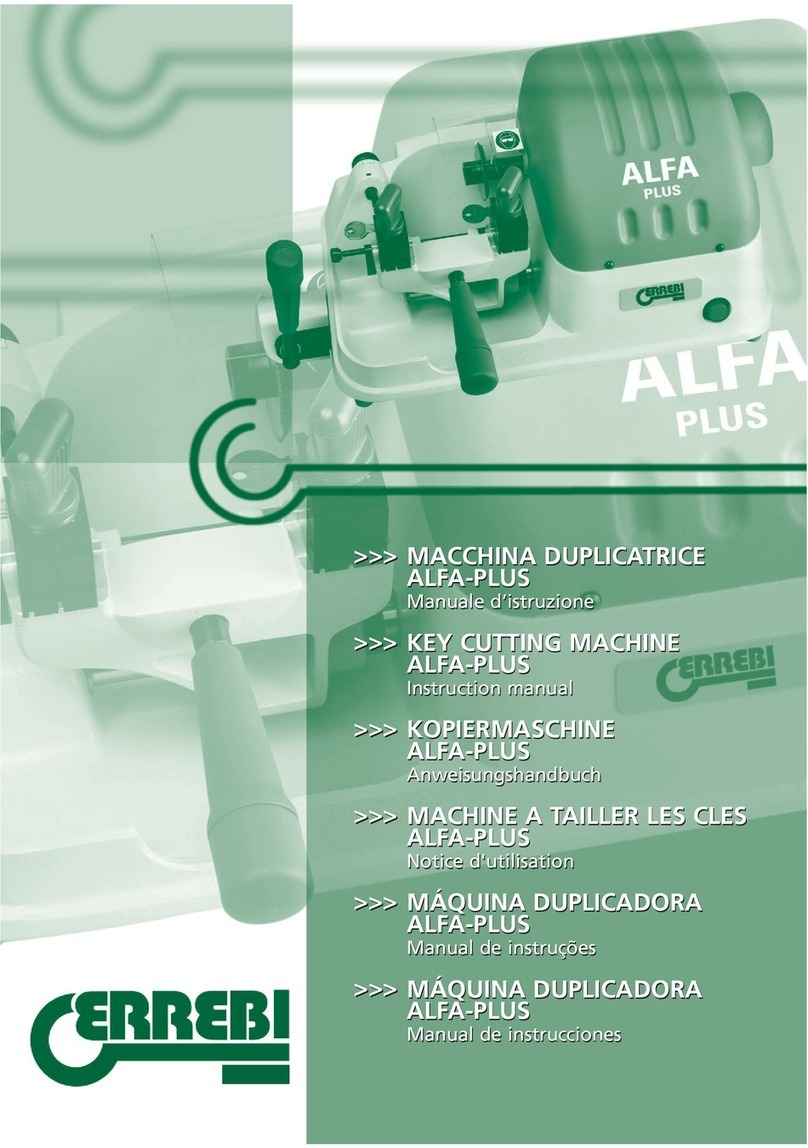 Errebi ALFA PLUS User manual