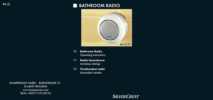 Silvercrest KH 2171 User manual