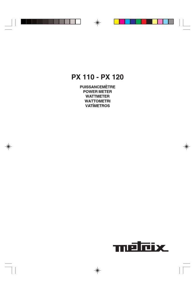 Metrix PX 110 User manual