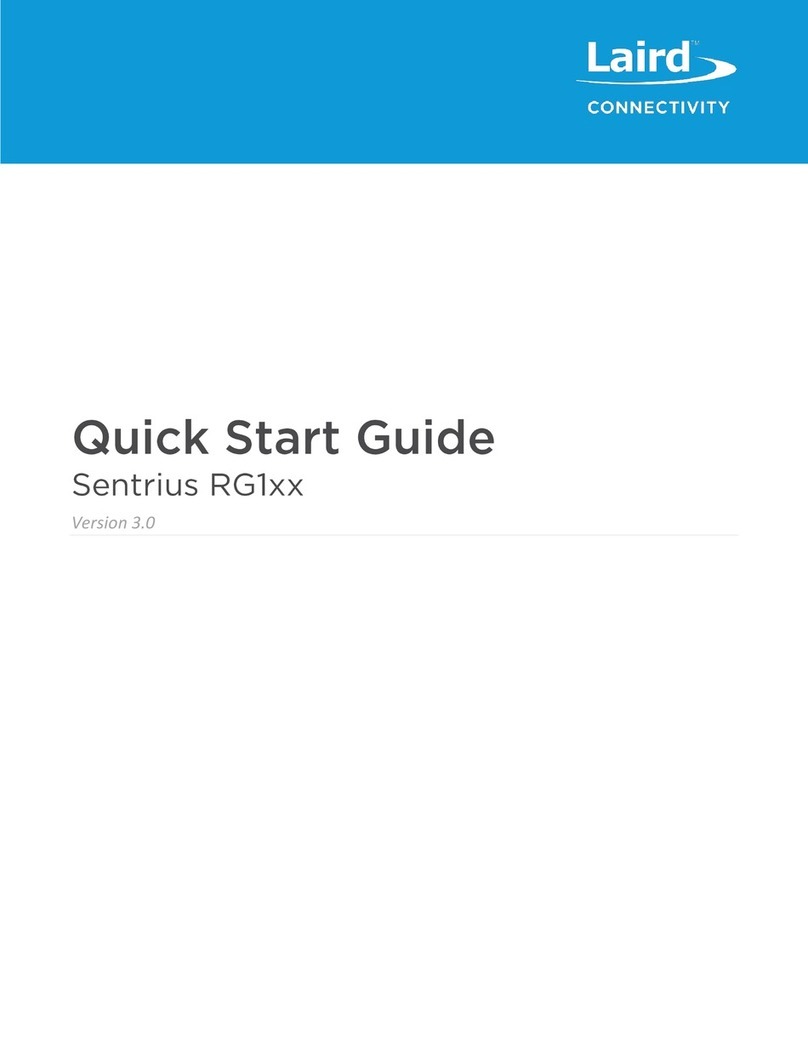 Laird Sentrius RG1 Series quick start guide Laird Sentrius RG1 Series quick start guide