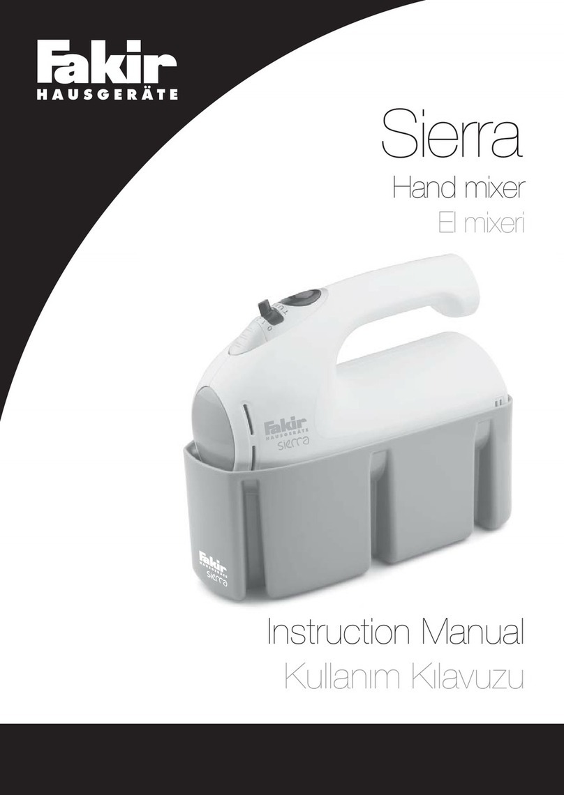 Fakir SIERRA User manual