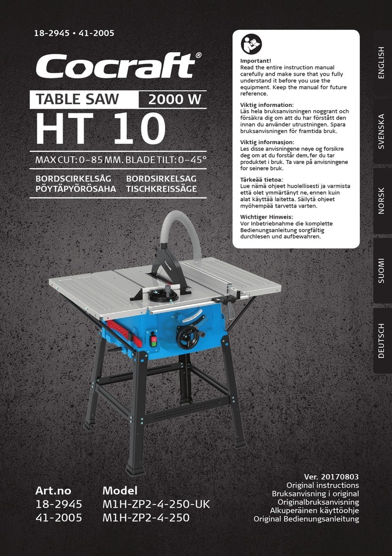 Cocraft HT 10 M1H-ZP2-4-250 Original instructions