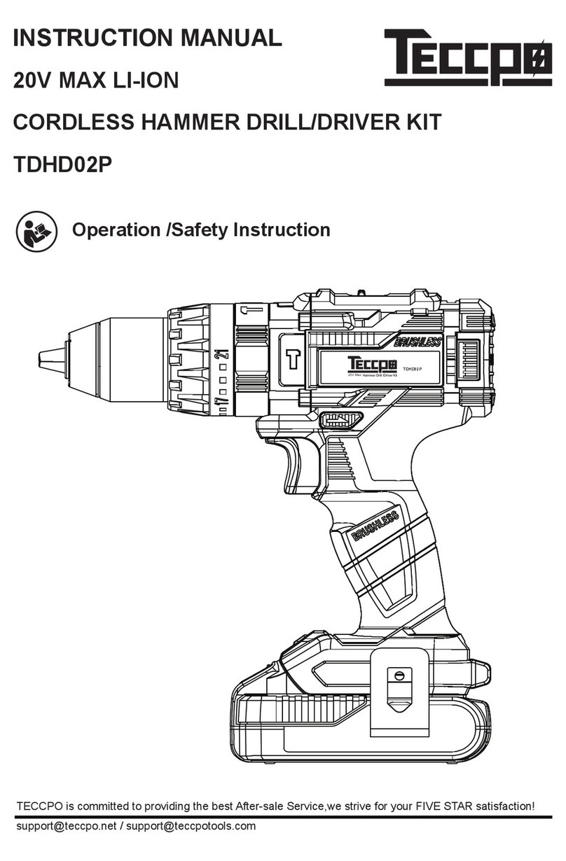 Teccpo TDHD02P instruction manual