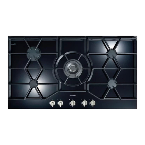 Gaggenau CG290 operating instructions