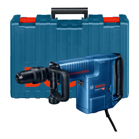 Bosch GSH 10 C Setup guide