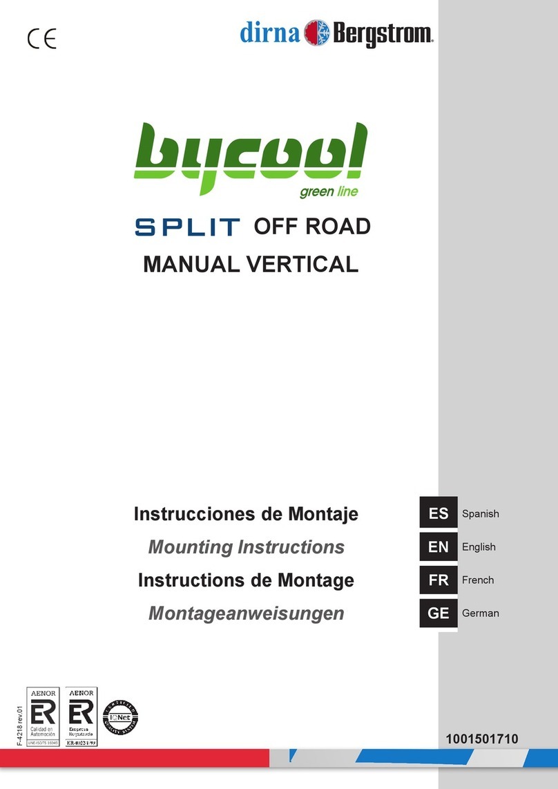 dirna Bergstrom bycool green Series Mounting instructions