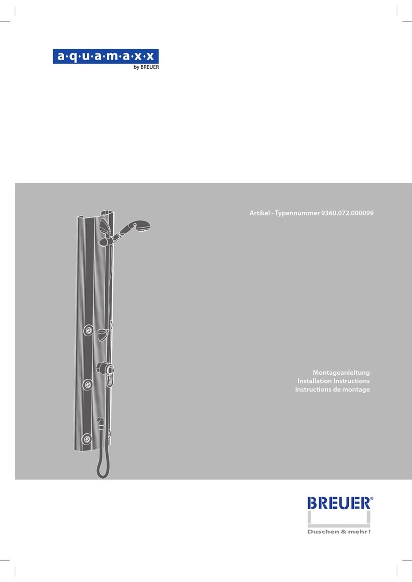 Breuer aquamaxx 9360.072.000099 installation instructions Breuer aquamaxx 9360.072.000099 installation instructions