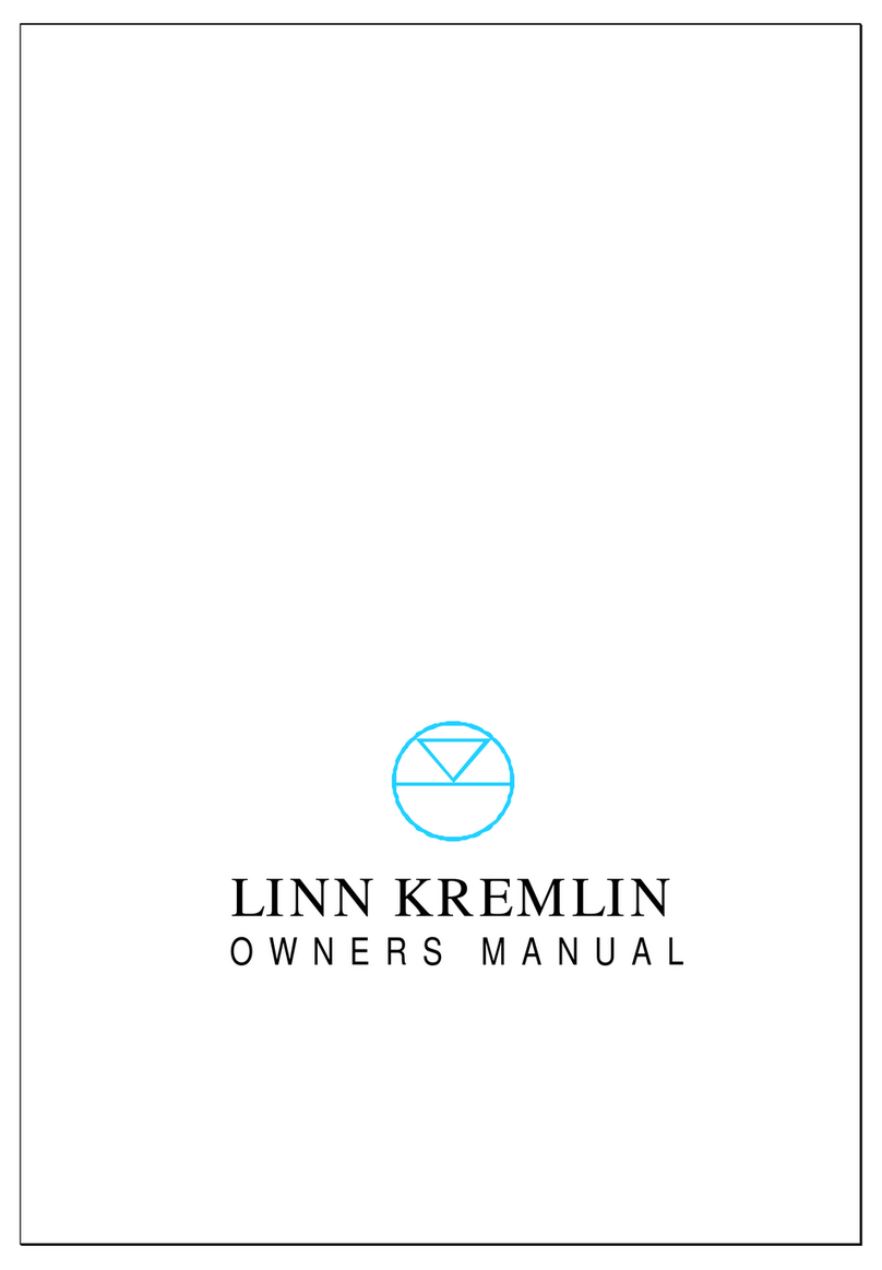 Linn Kremlin owner's manual