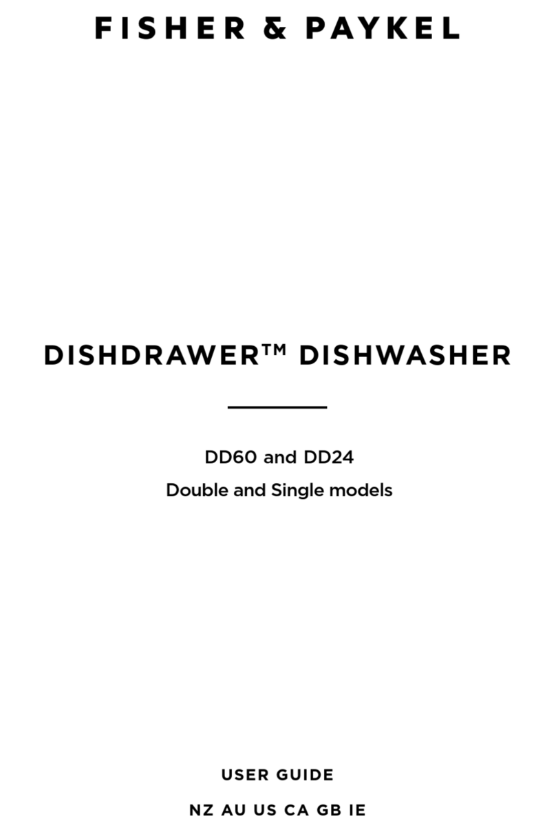 Fisher & Paykel DishDrawer DD60 Series User manual