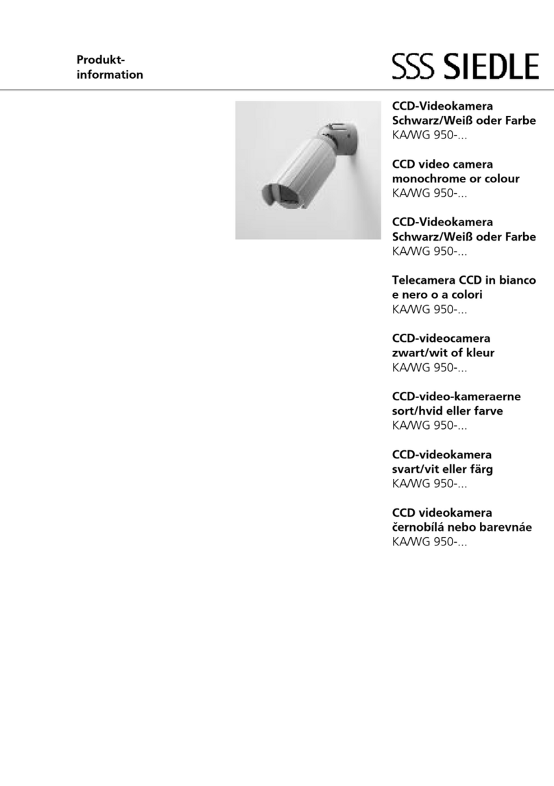 SSS Siedle WG 950 Series Product information