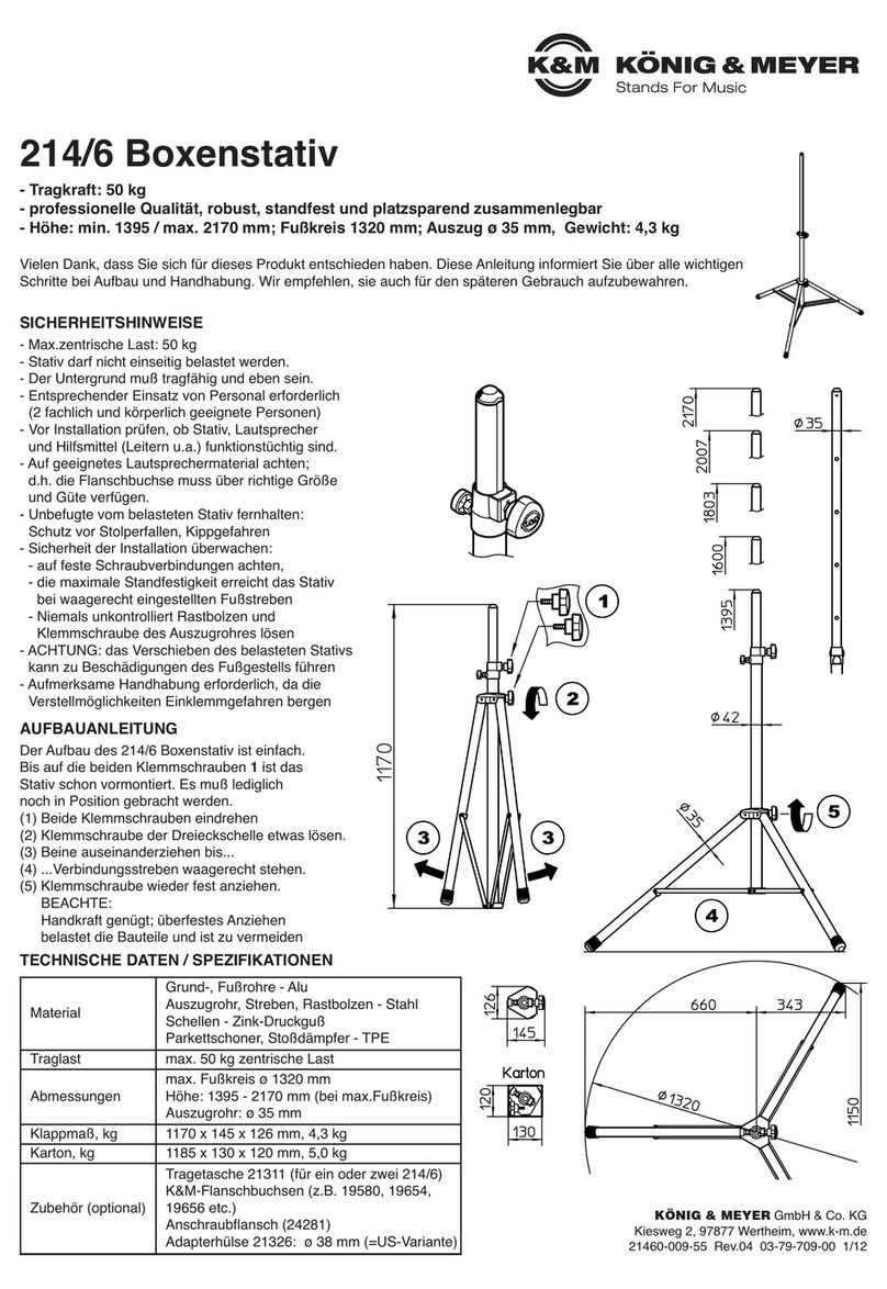 Konig & Meyer 214/6 instruction manual