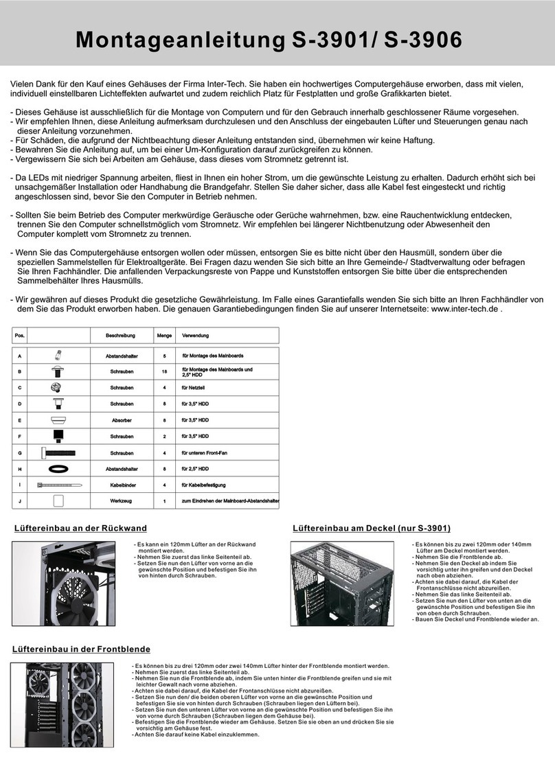 Intertech S-3901 manual