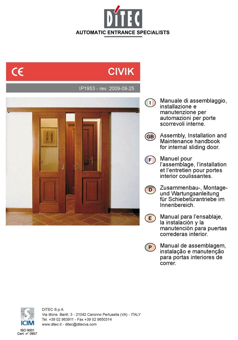 DITEC CIVIK Series Manual