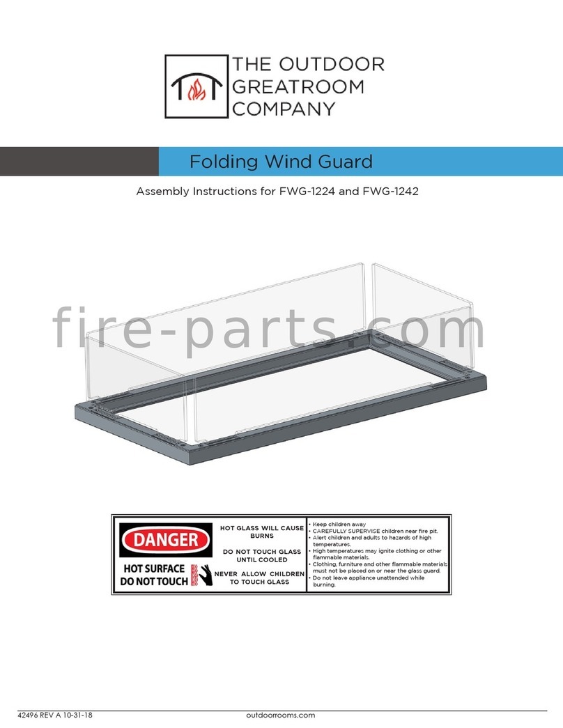 Outdoor GreatRoom Company FWG-1224 Assembly instructions Outdoor GreatRoom Company FWG-1224 Assembly instructions