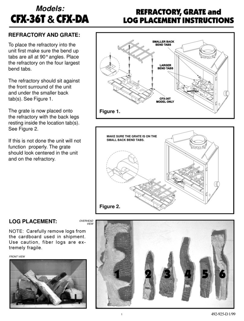 Hearth & Home CFX-36T User manual