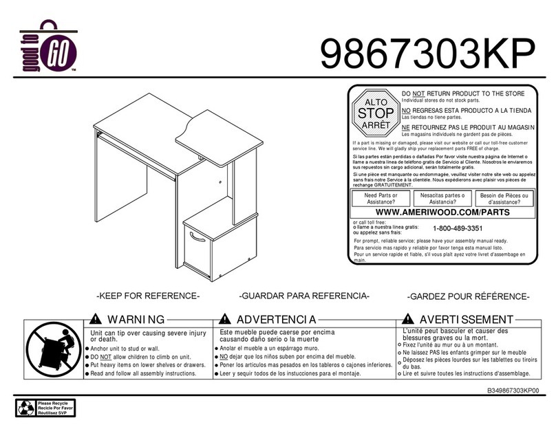 Ameriwood 9867303KP manual