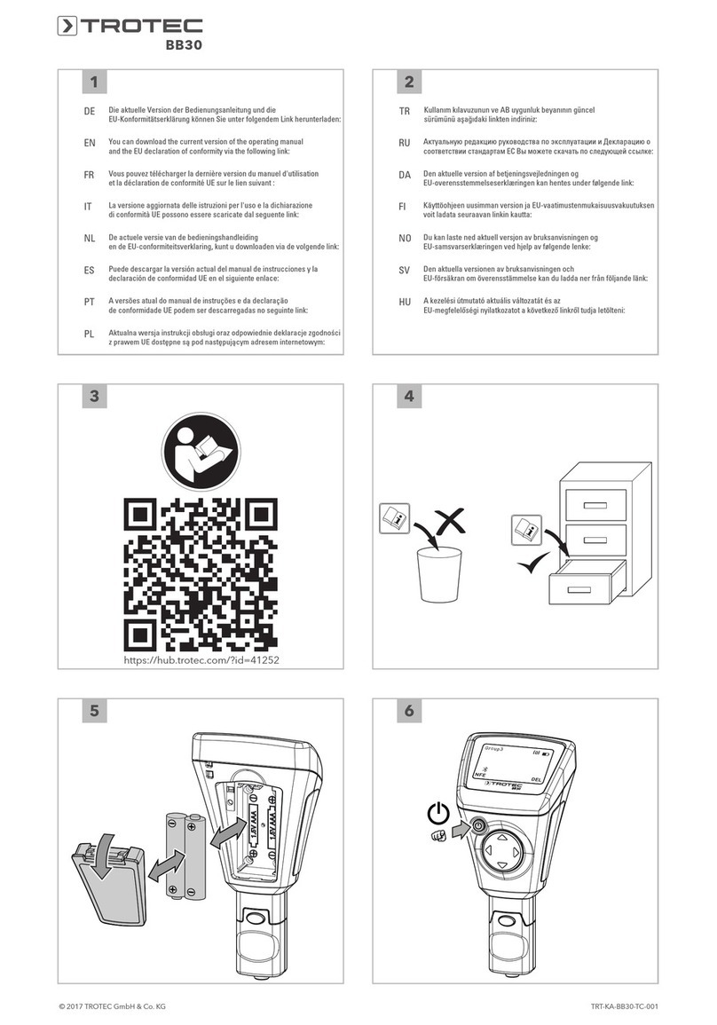 Trotec BB30 User manual