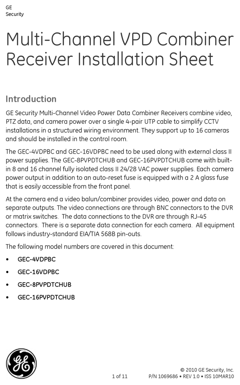 GE GEC-4VDPBC Assembly instructions