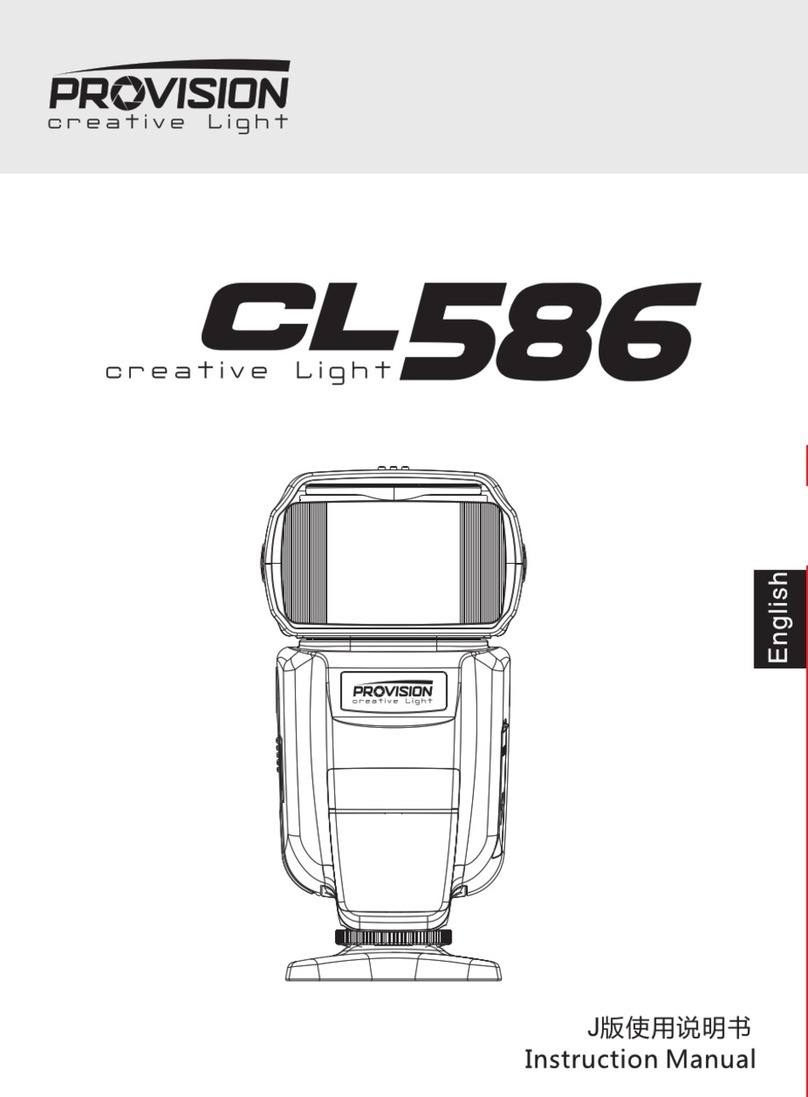 Provision Creative Light CL586 instruction manual