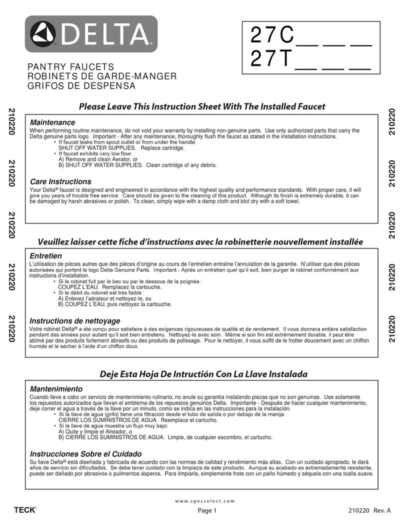 Delta 27C Series User manual