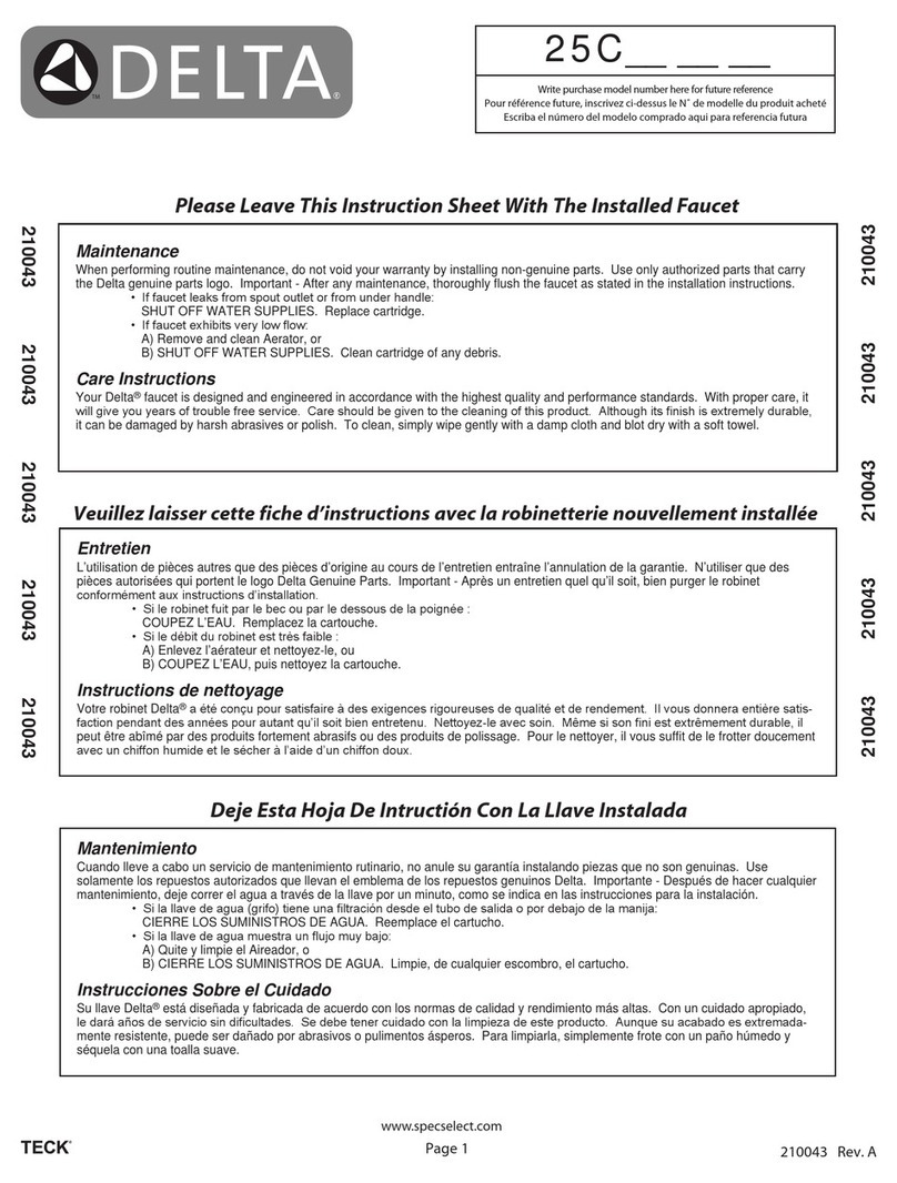Delta 25C Series User manual