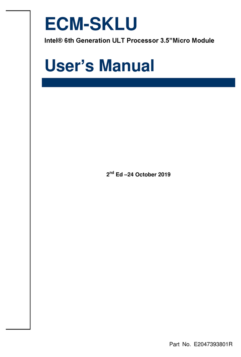 Avalue Technology ECM-SKLU user manual