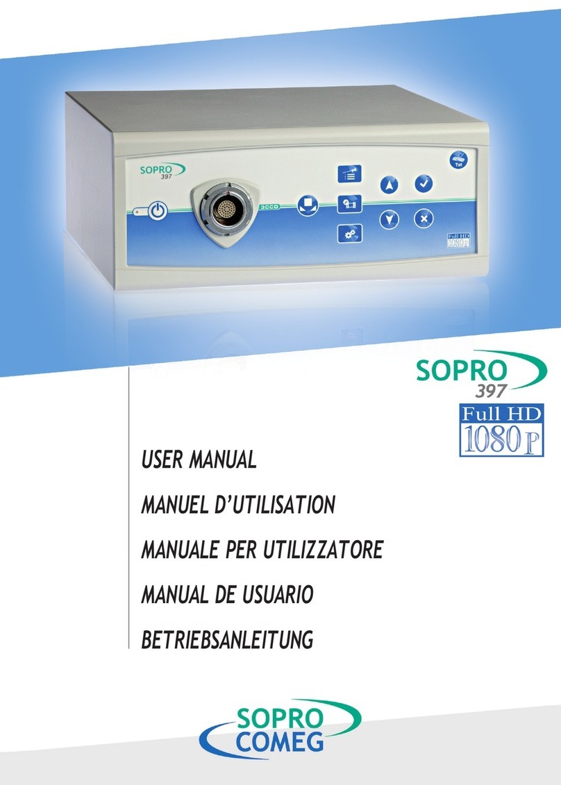 SOPRO COMEG 397 user manual