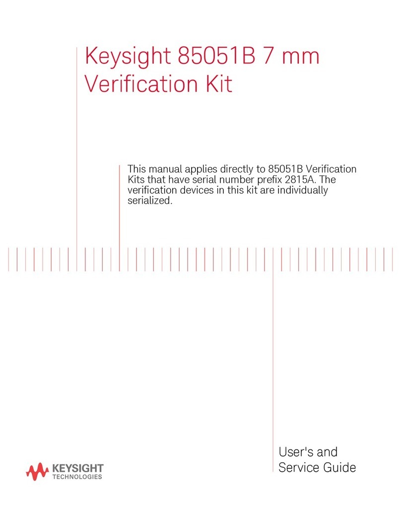 Keysight Technologies 85051B User's and service guide