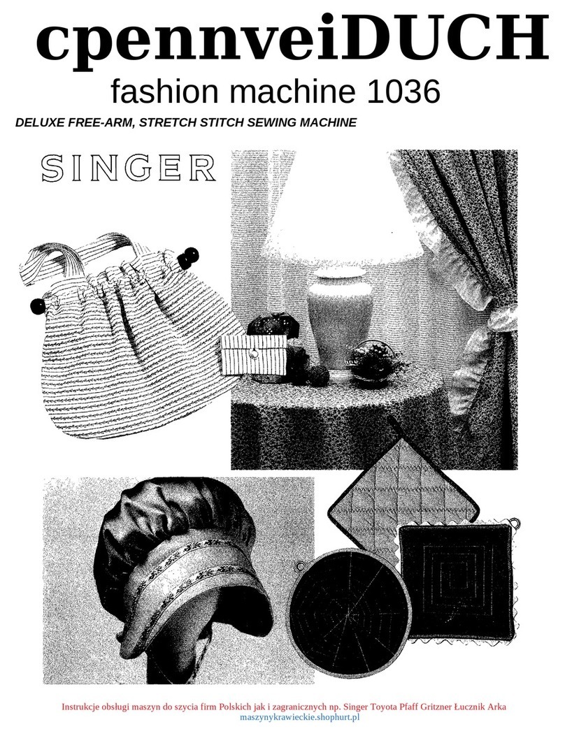 Singer cpennveiDUCH fashion machine 1036 User manual Singer cpennveiDUCH fashion machine 1036 User manual