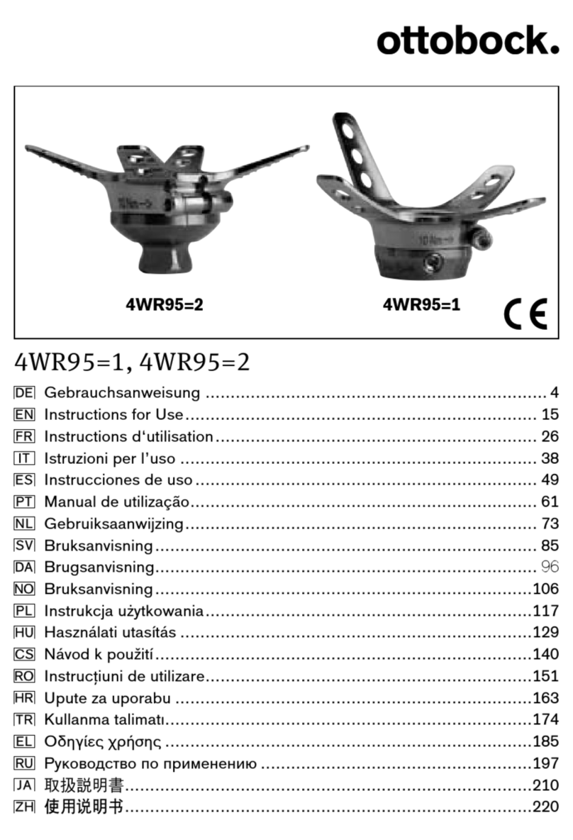 Otto Bock 4WR95-2 User manual