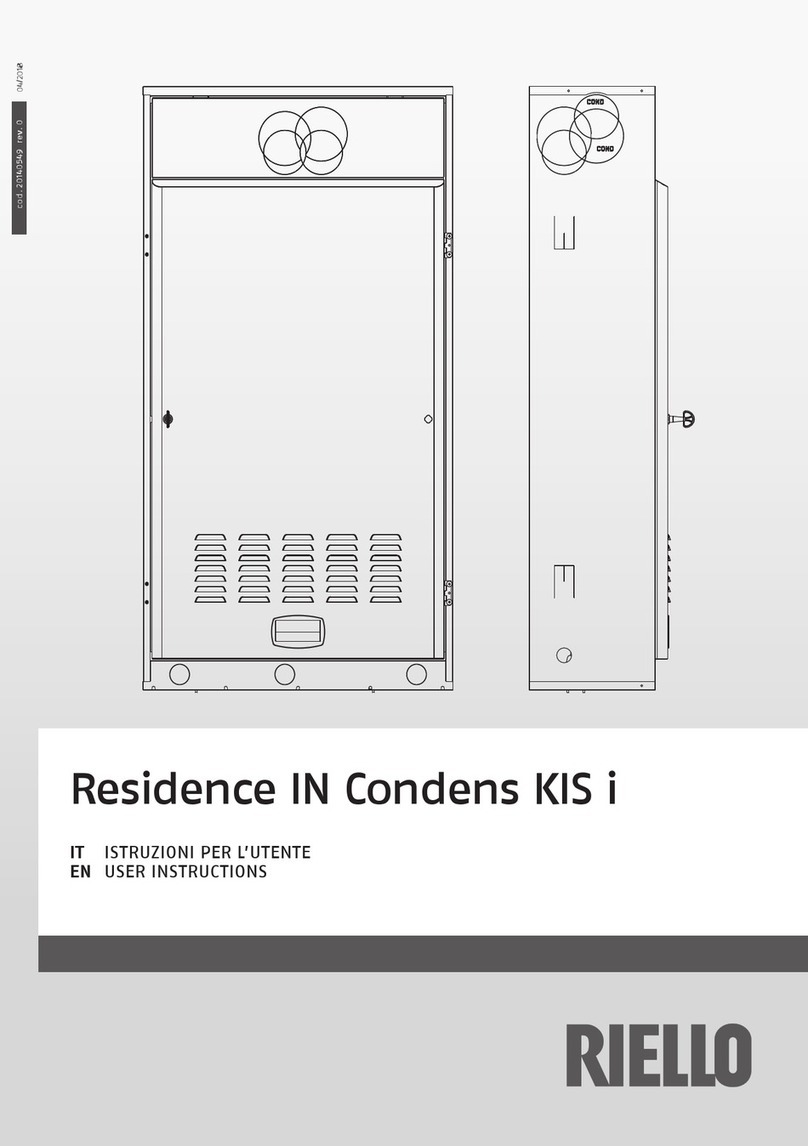 Riello Residence IN Condens KIS i User instructions