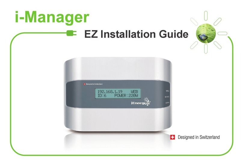 iENERGY i-Manager installation guide