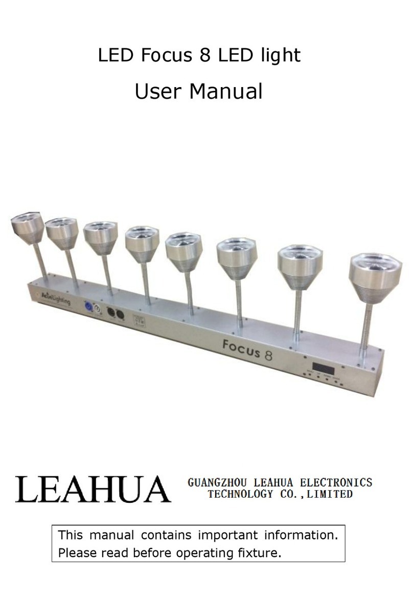 leahua LED Focus 8 user manual