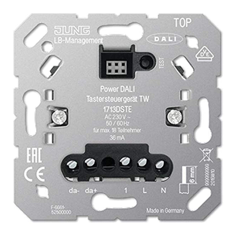 Jung 1713DSTE User manual Jung 1713DSTE User manual