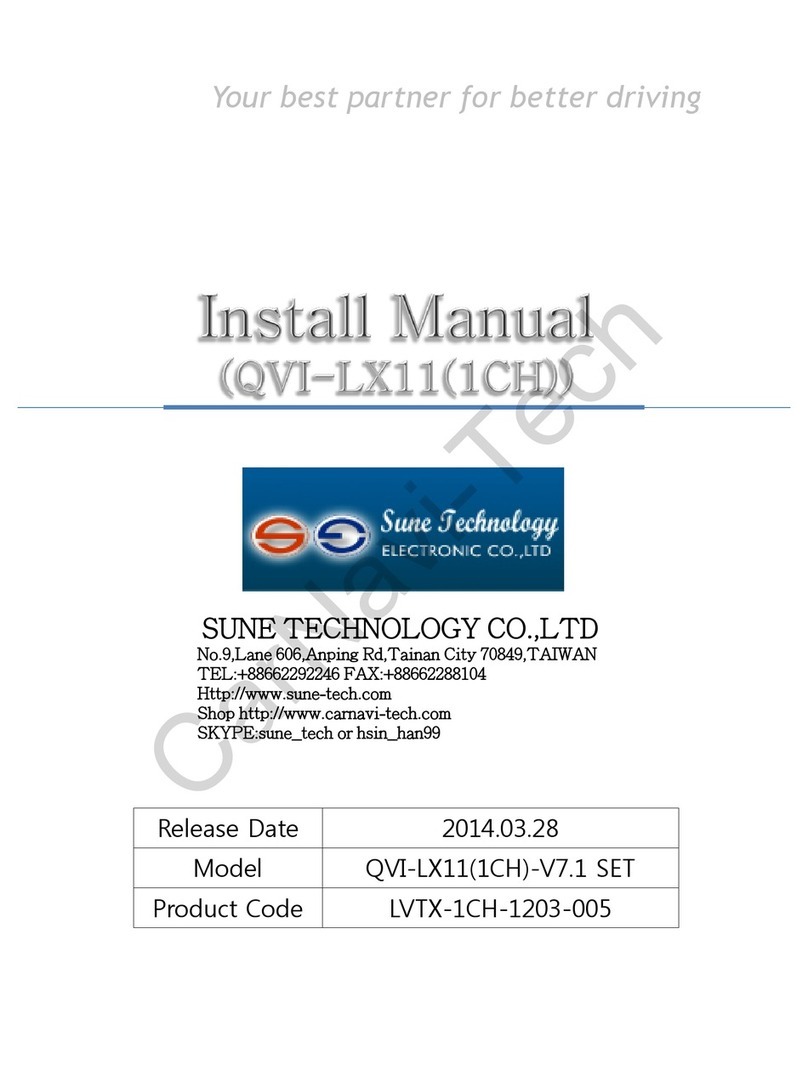 Sune Technology QVI-LX11(1CH) Series Install manual